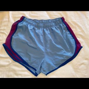 Nike tempo shorts sky blue size L